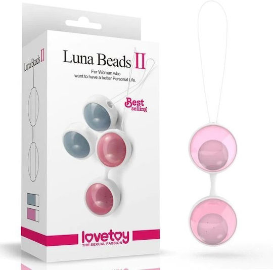 Lovetoy Luna Beads II Κολπικές Μπάλες Pink