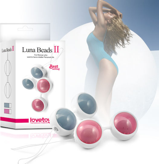 Lovetoy Luna Beads II Κολπικές Μπάλες Pink