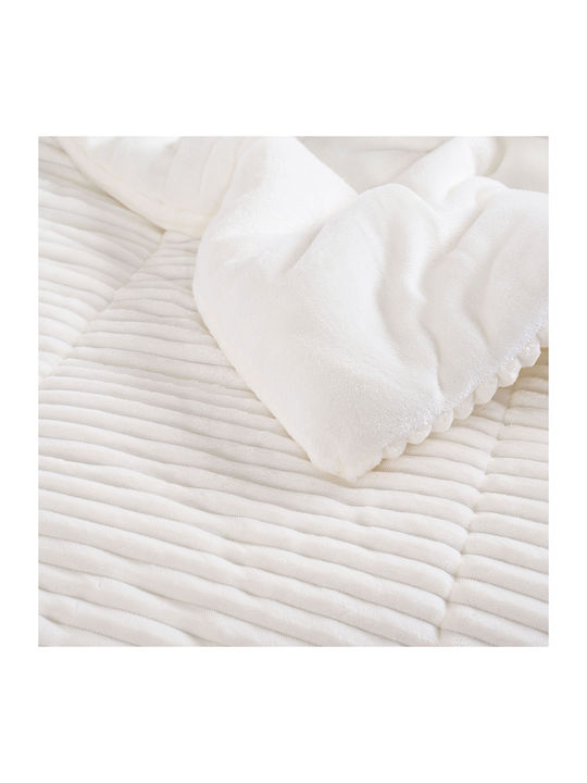 Rythmos Duvet Cover Single 160x220cm Etoile White 720 GSMGsm