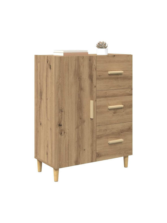 Мебели за съхранение дървен с чекмеджета Coffee 34x69.5x90см