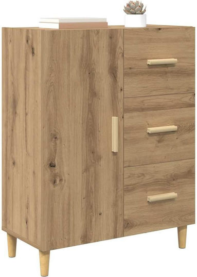 Мебели за съхранение дървен с чекмеджета Coffee 34x69.5x90см