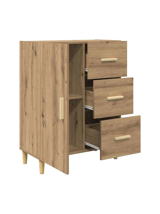 Мебели за съхранение дървен с чекмеджета Coffee 34x69.5x90см