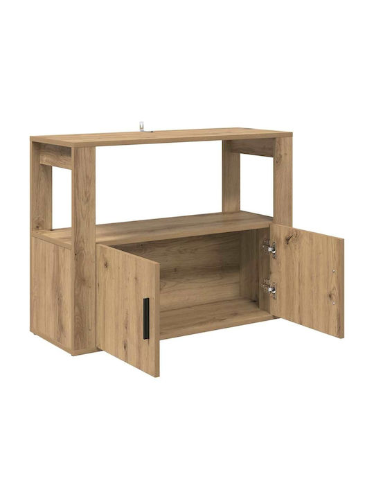 Sideboard Wooden Oak 80x30x60cm