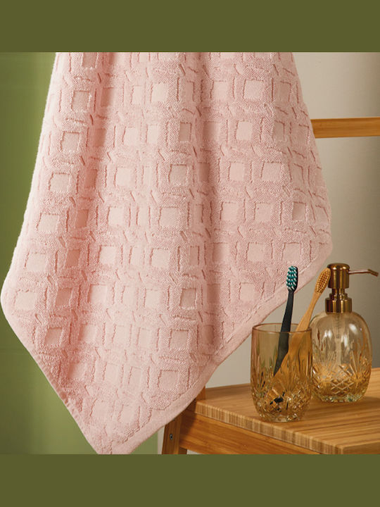 Whitegg Bath Towel Set 3pcs T085 Pink Weight 500gr/m²