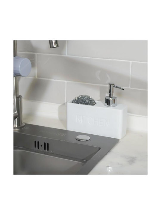 Inter Ceramic Dispenser Κουζίνας Κεραμικό Λευκό