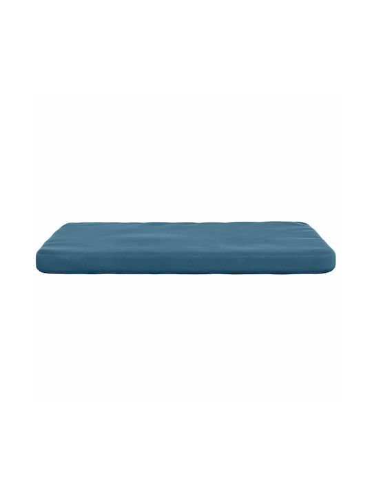 vidaXL Sofa-Kissen aus Samt Blau 40x40cm