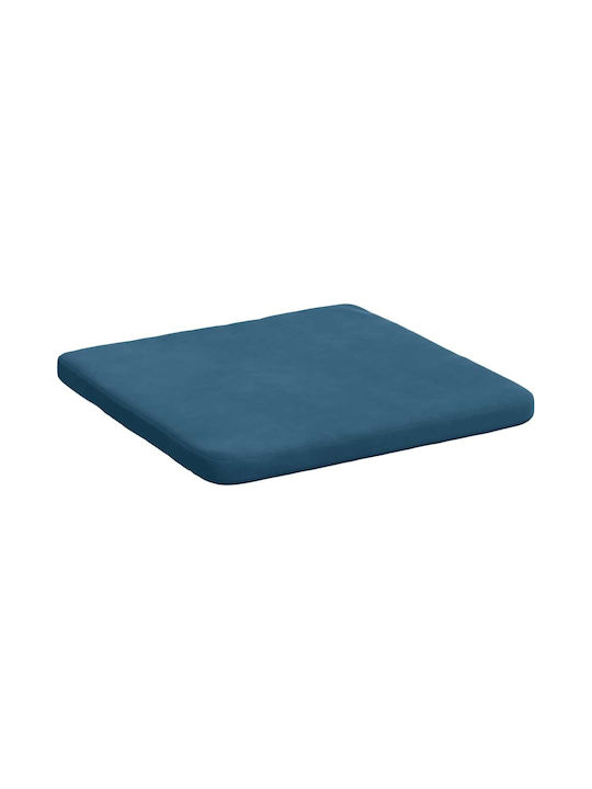 vidaXL Sofa-Kissen aus Samt Blau 40x40cm