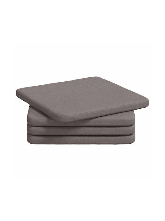 vidaXL Perna De Canapea Maro 40x40 Cm