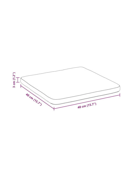 vidaXL Sofa-Kissen aus Samt Grau 40x40cm