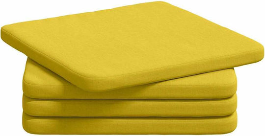 vidaXL Sofa Cushion Yellow 40x40cm
