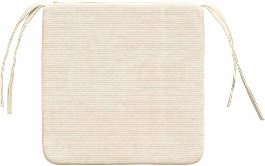 vidaXL Velvet Beige Sofa Cushion 40x40cm