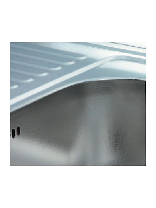 Inter Ceramic Alpaca ICK4740DECOR Drop-In Мивка Inox Ш47xД40см Сребрист