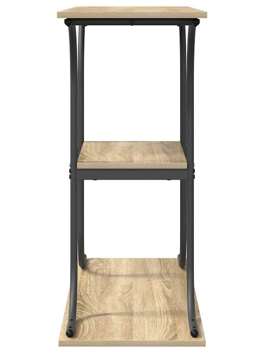 Console Table Wood & Metal Sonoma Oak L101xW35xH80.5cm