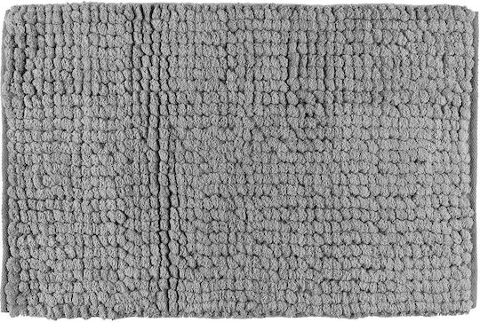 Beauty Home Non-Slip Bath Mat Cotton Art 3283 3283-ΣΙΕΛ-50Χ80 Sky Blue 50x80cm