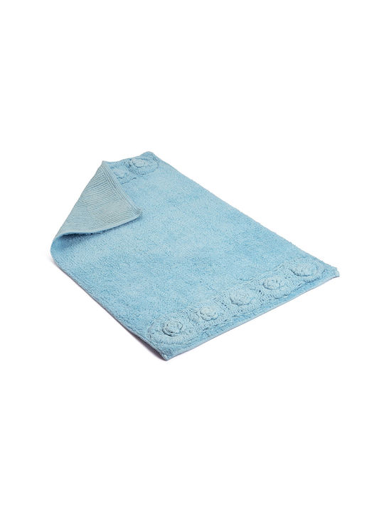 Beauty Home Cotton Bath Mat Art 3280 3280-Siel 60x90cm