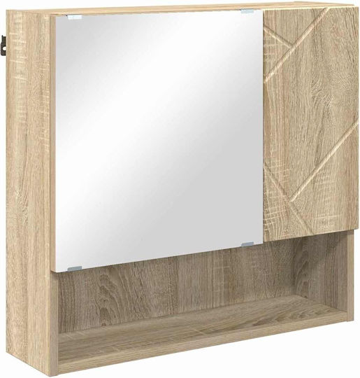Антре с Огледало & Гардероб Sonoma Oak 59x17x55бр Антре с Огледало & Гардероб Sonoma Oak 59x17x55бр
