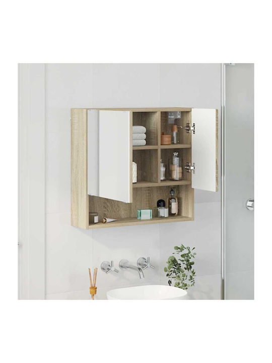 Антре с Огледало & Гардероб Sonoma Oak 59x17x55бр