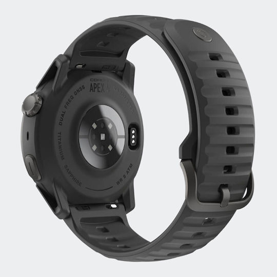 Coros Apex 4 Titan 46mm Rezistent la apă Smartwatch (Negru)