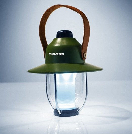 Tiross TS-1986 Led Battery Lantern for Camping with Flashlight 300lm