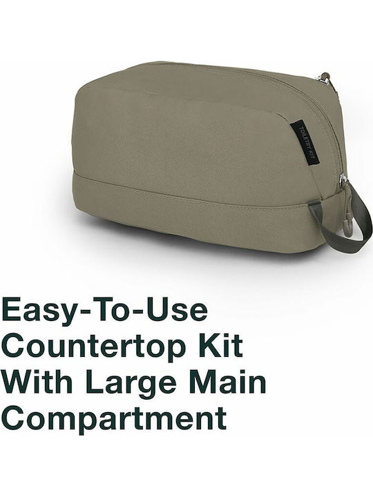 Osprey Daylite Toiletry Kit Tan Concrete 4 L 14 X 26 X 12.5 Cm