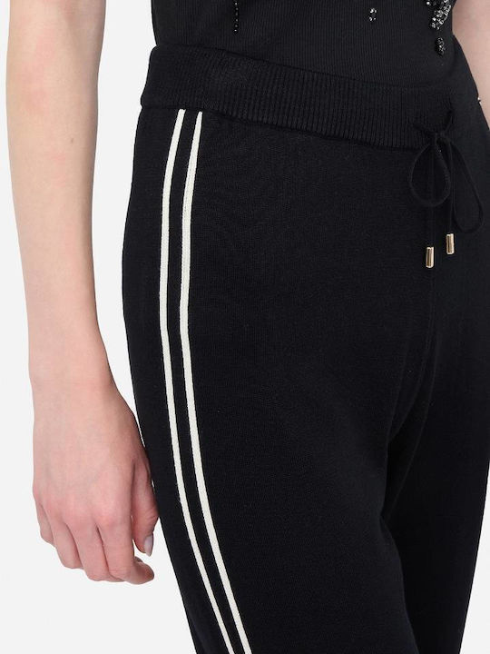 Sweatpants Jogger Black / White