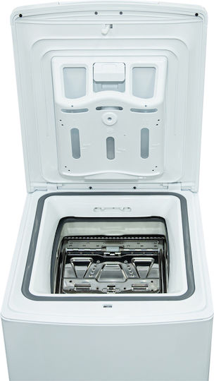 Midea Mașină de Spălat Rufe cu Încărcare Superioară 7kg cu Tehnologie cu Abur 1200 Rotiri MF100T70B/W-HR