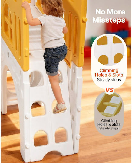 Vevor Playground Set with Climbing Surface Multicolour for 1+ Years