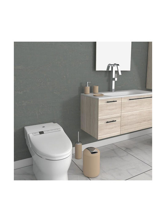 Inter Ceramic Inter Ceramic Badezimmerzubehör-Set Keramik Beige 5 Stück Inter Ceramic Inter Ceramic Badezimmerzubehör-Set Keramik Beige 5 Stück