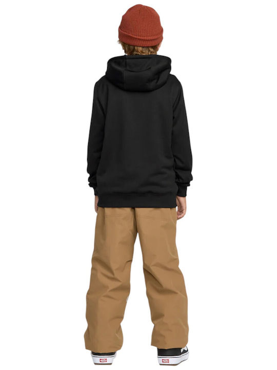 Fleece Παιδικό Φούτερ με Κουκούλα Black Hydro