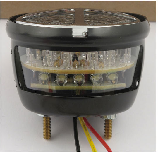 Πίσω Φανάρι Μηχανής Harley Davidson Διάφανο Rear Led Stop Tail Light Clear