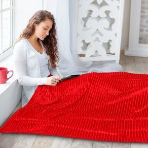 Cotton Market Υπέρδιπλη 220x240εκ. Red