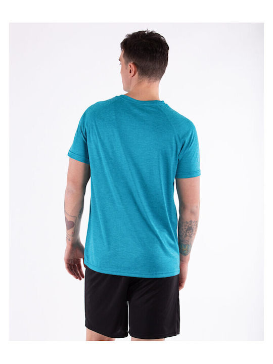 Αθλητικό T-shirt Σιέλ