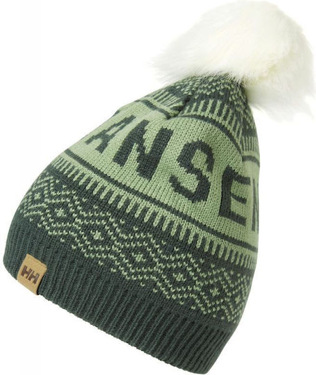 Champow Beanie Unisex Beanie Knitted in Green color