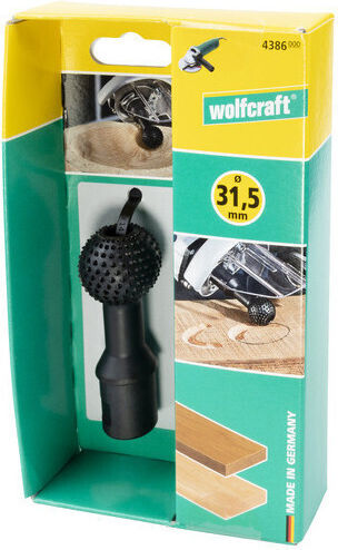 Wolfcraft Holzraspel Schneidwerkzeug Werkzeug für Metall \ Holz \ Gipskarton \ Kunststoff 31.5mm