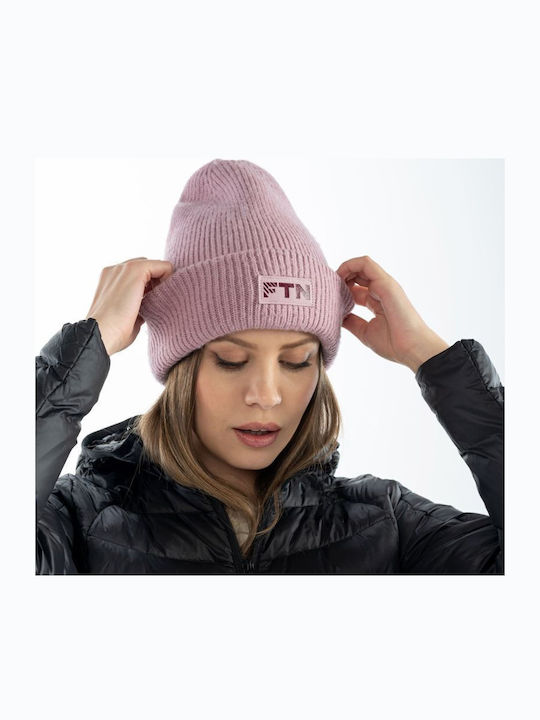 Beanie Unisex Beanie Gestrickt in Rosa Farbe