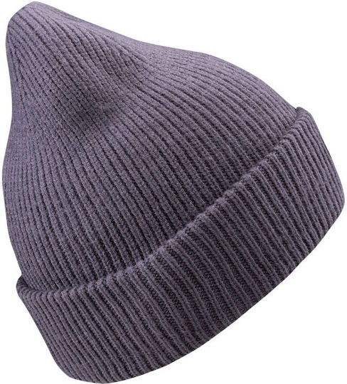 Beanie Unisex Beanie Knitted in Purple color