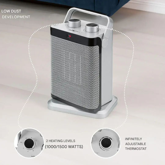 Clatronic HL 3631 Ceramic Fan Heater Room Floor 1500W
