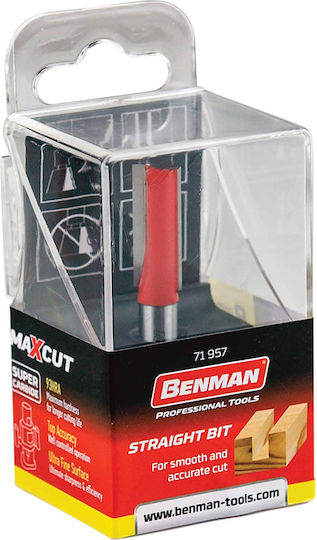 Benman Grooving Cutter Cutter Bit for Groove Shaping in Wood 12mm x 61mm x 8mm with Guide and Bearing
