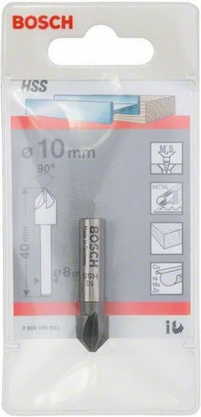Bosch Konischer Fräser HSS Cutter Bit HSS 10mm