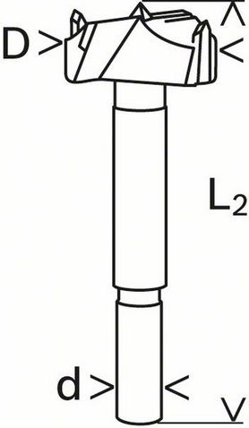 Bosch Τρυπάνι Μεντεσέ 28mm