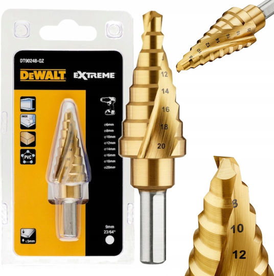 DEWALT Τρυπάνι Μεντεσέ για Μέταλλο \ Δομικά Υλικά \ Πλαστικό 3mm