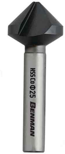 Benman Fräsbohrer Cutter Bit HSS zur Kantengestaltung 8.3mm x 50mm