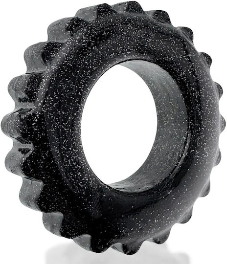 Oxballs Plushy Cock Ring Black Mika