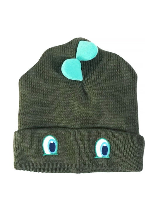 Kinder Mütze Set Gestrickt Grün