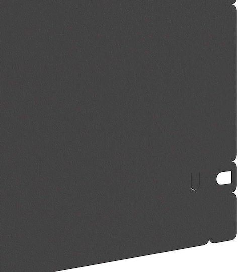 vidaXL Bordură de Grădină din Metal în Culoarea Negru 1.03m x 22cm