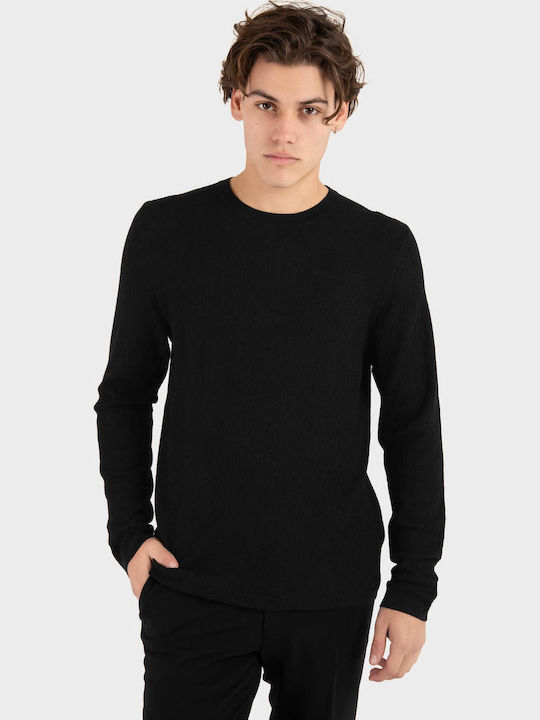 Long Sleeve Sweater Black IRMINO 420221 1000