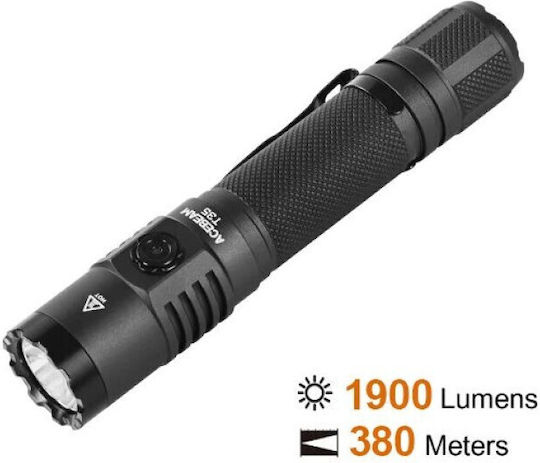 Acebeam Lanternă LED IP68 cu Luminozitate Maximă 3lm Alb
