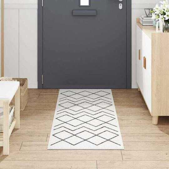 vidaXL Rectangular Kitchen Mat with Anti-slip Underlay Geometric 180x60εκ.