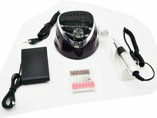 SML M12 Nagelfräser Strom 35W Weiß mit Pedal mit 35000 Umdrehungen pro Minute