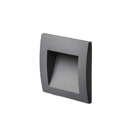 Rendl Light Studio Επιτοίχιο Εξωτερικό Σποτ LED IP65 1.5W με Θερμό Λευκό Φως 9x9εκ.
